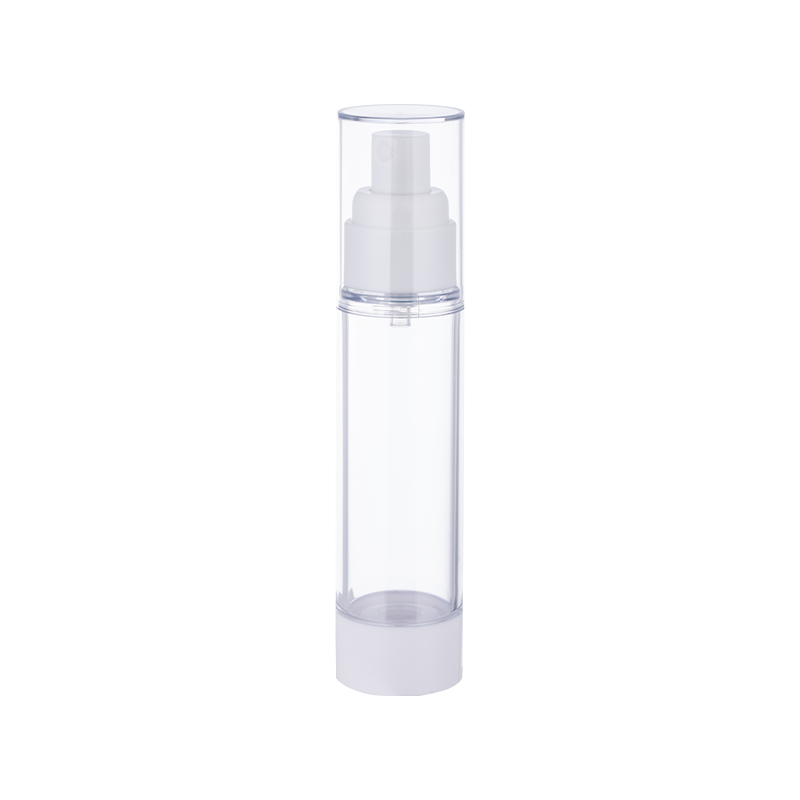 Lotion pump cosmetic spray foam emulsion dispenser transparent plastic as vacuum airless bottle with as cap