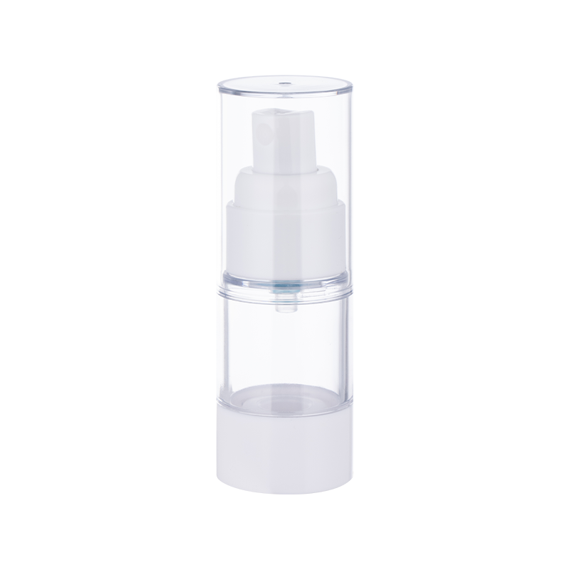 Lotion pump cosmetic spray foam emulsion dispenser transparent plastic as vacuum airless bottle with as cap