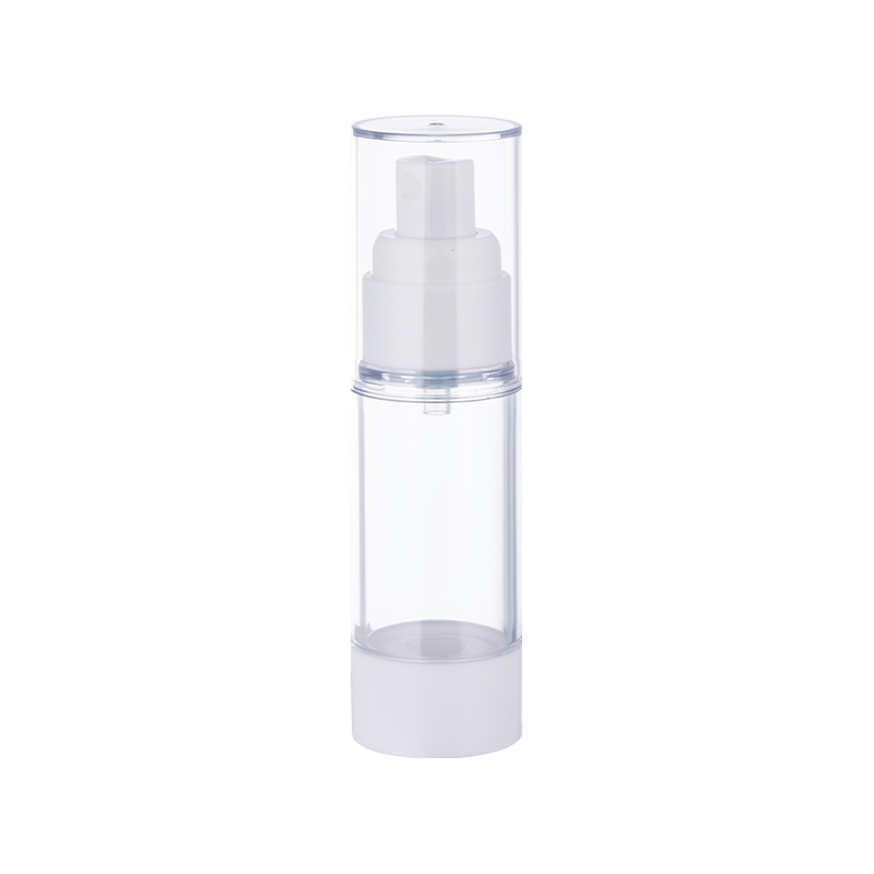 Lotion pump cosmetic spray foam emulsion dispenser transparent plastic as vacuum airless bottle with as cap