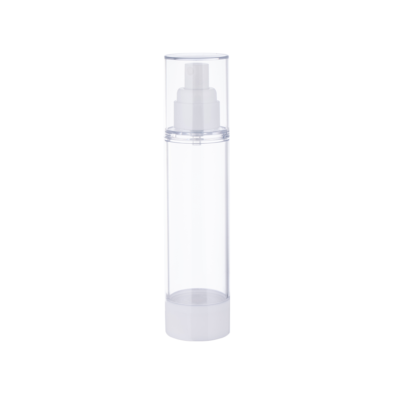 Lotion pump cosmetic spray foam emulsion dispenser transparent plastic as vacuum airless bottle with as cap