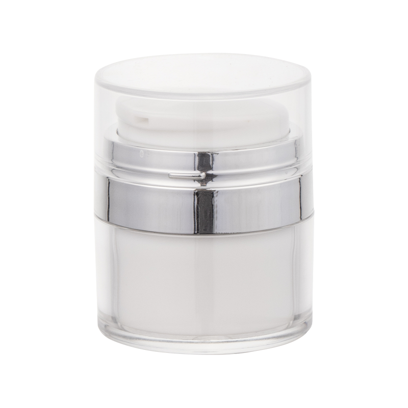 15ml 30ml 50ml 100ml round refillable airless pump jar