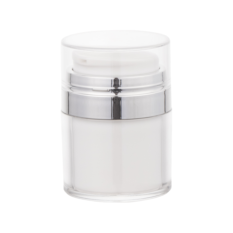 15ml 30ml 50ml 100ml round refillable airless pump jar