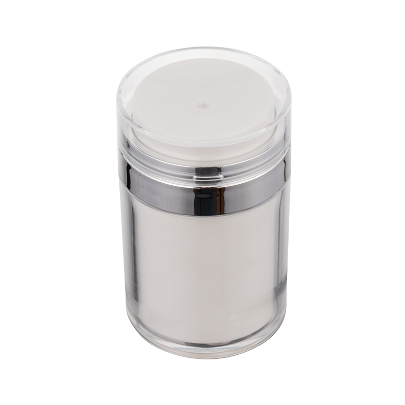 15ml 30ml 50ml 100ml round refillable airless cosmetic cream jar packaging